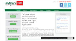 Desktop Screenshot of landmarkfaith.co.uk